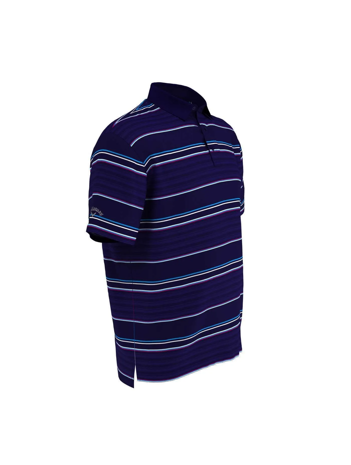Mens Engineered Roadmap Textured Polo