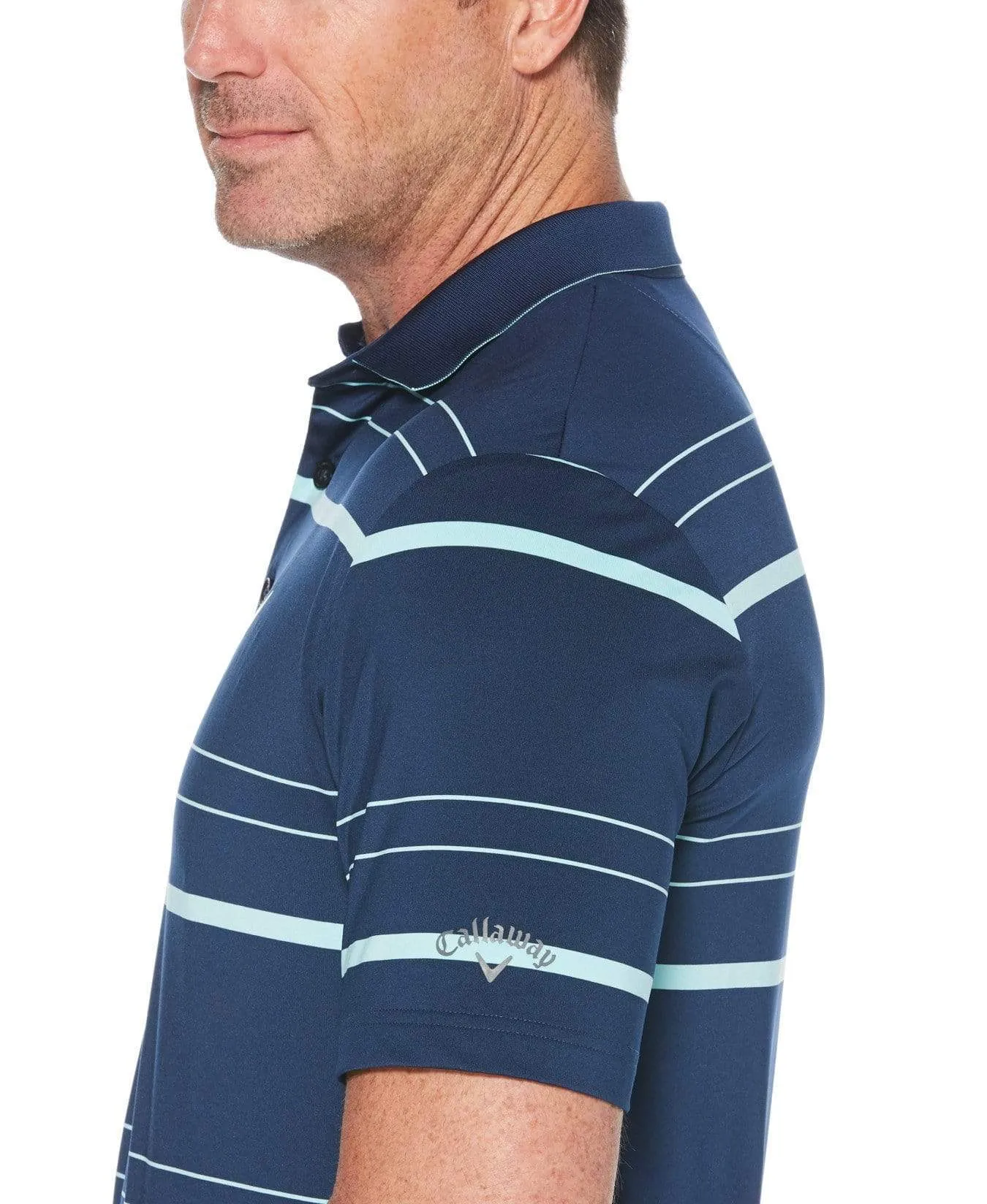 Mens Fashion Stripe Polo
