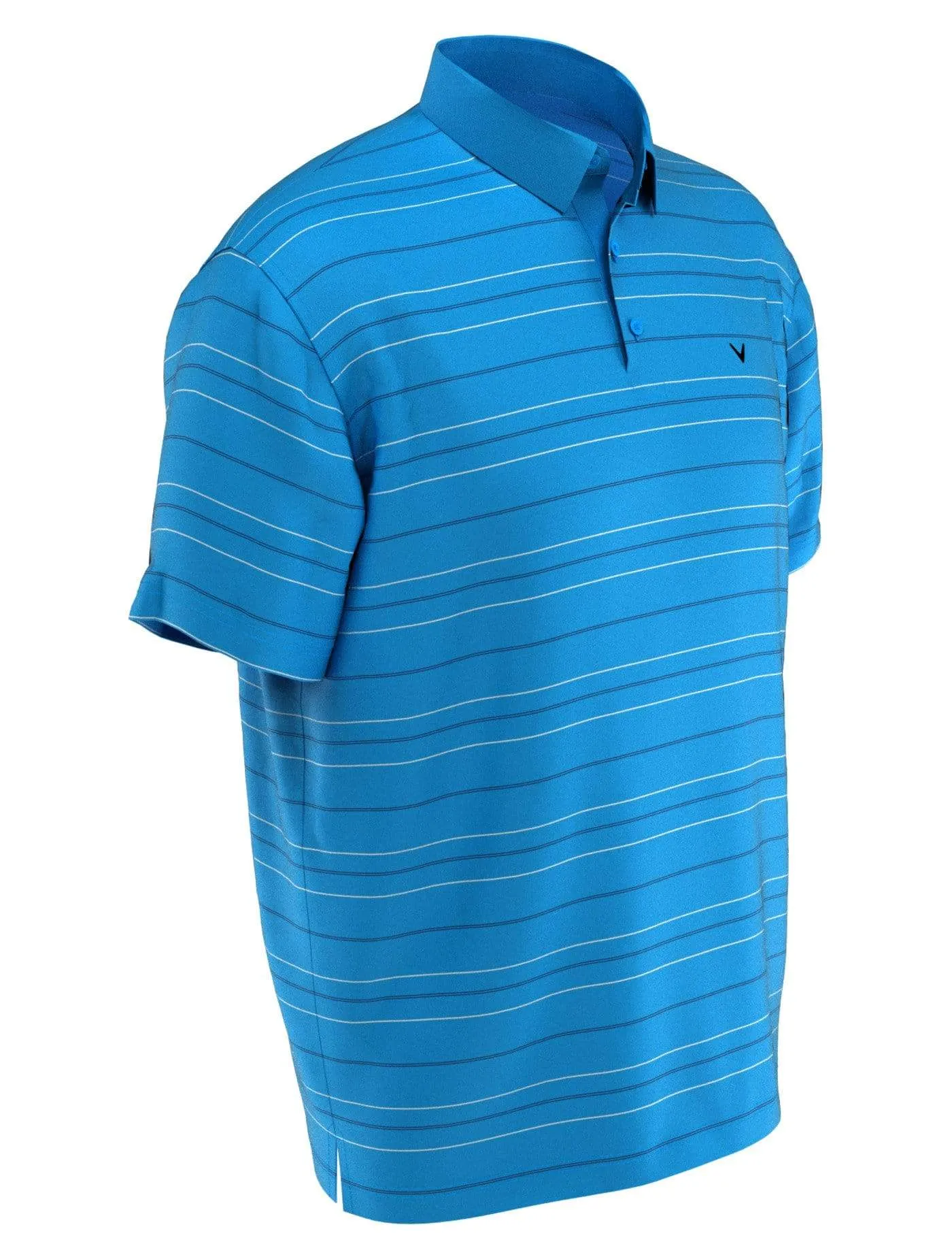Mens Horizontal Stripe Polo