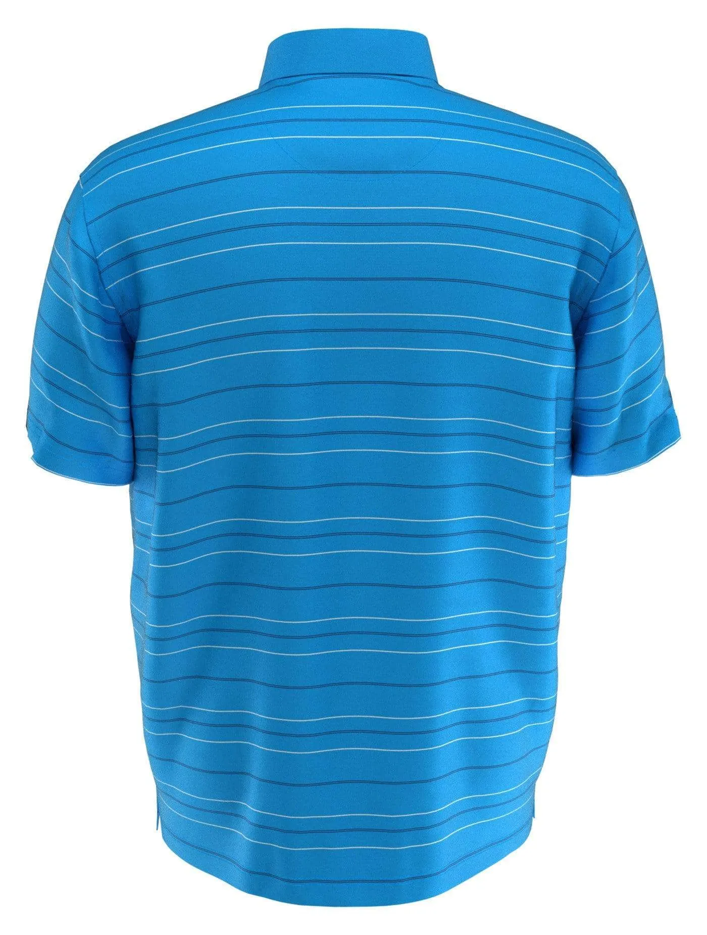 Mens Horizontal Stripe Polo