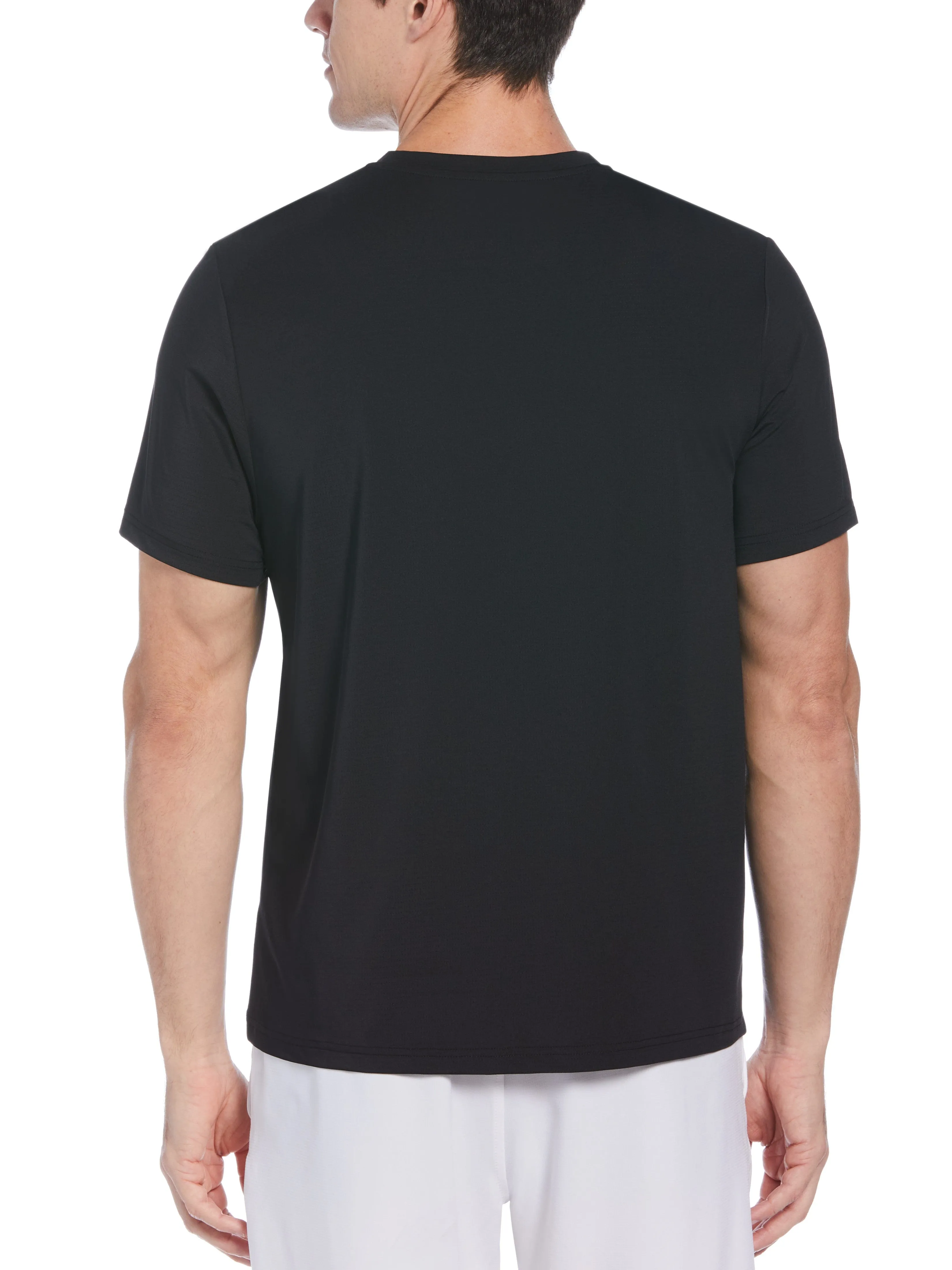 Men's Pin Hole Mesh Tennis Tee