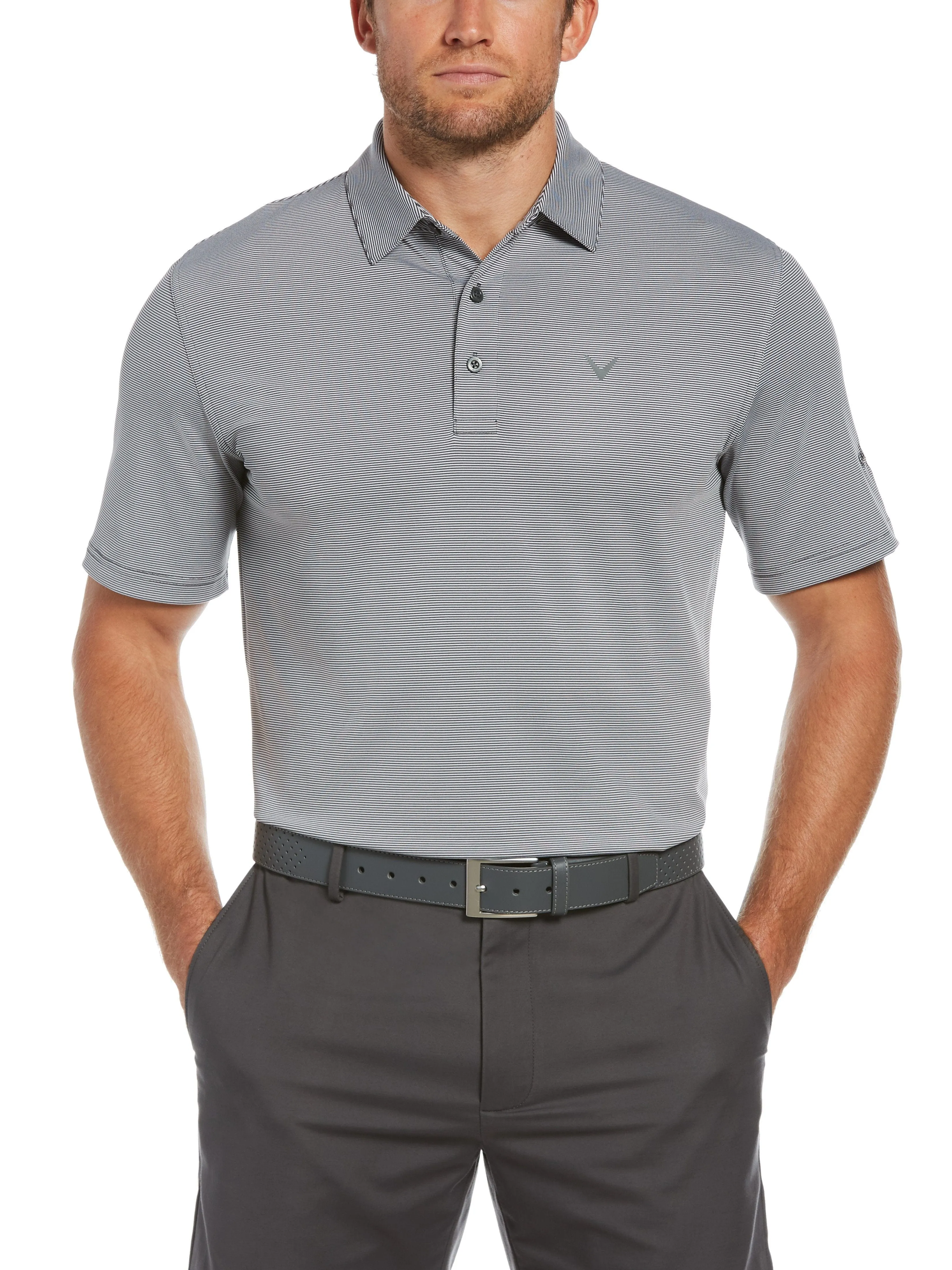 Mens Pro Spin Fine Line Polo
