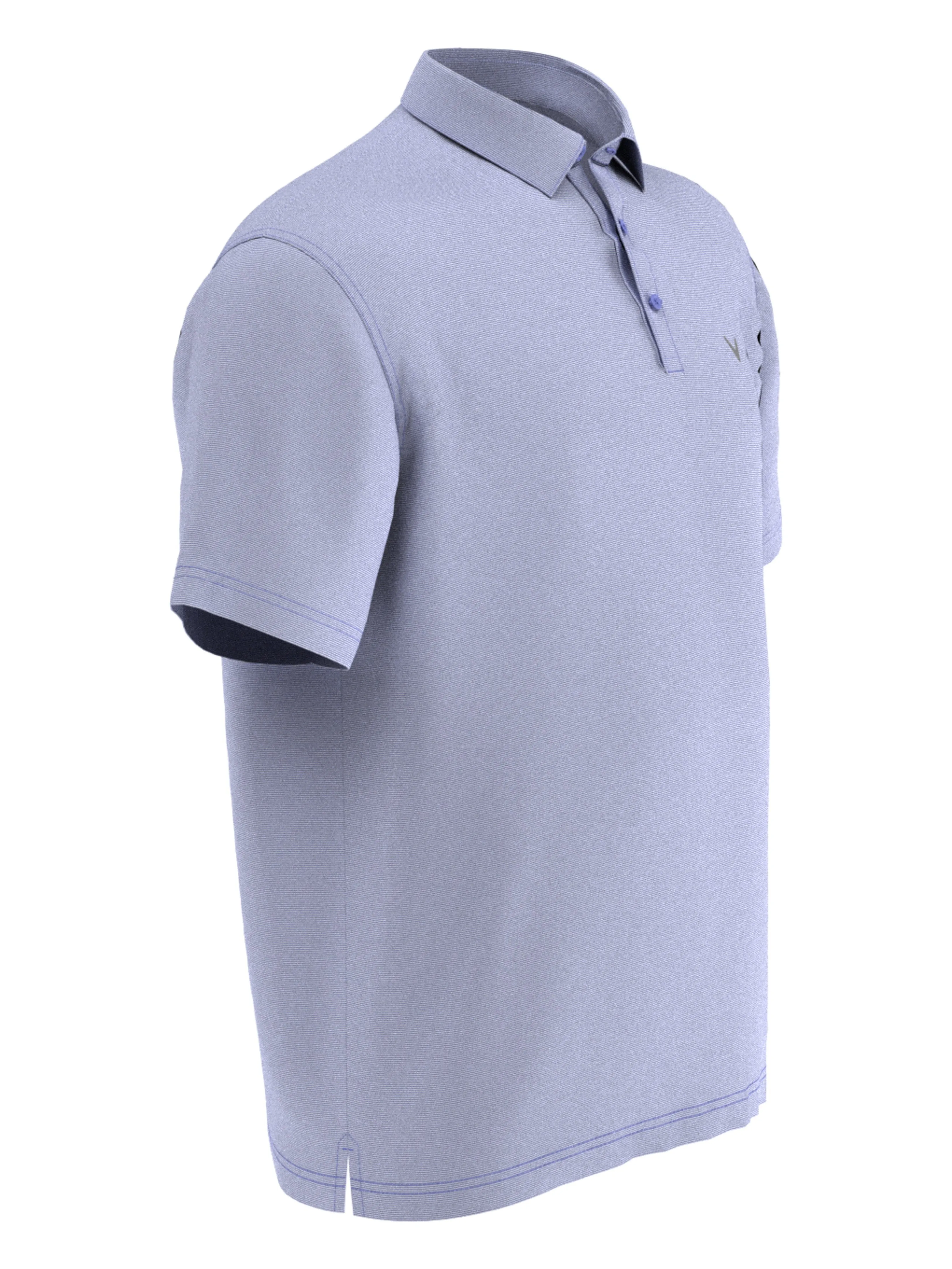 Mens Pro Spin Fine Line Stripe Polo
