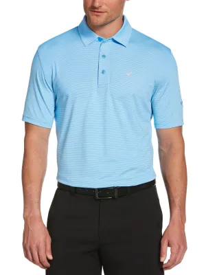 Mens Pro Spin Fine Line Stripe Polo