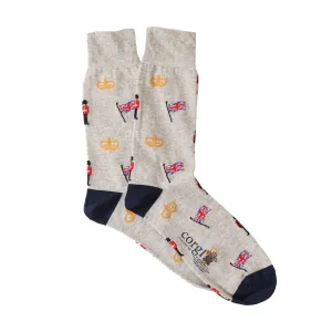 Men's Royal Mini Icon Cotton Socks