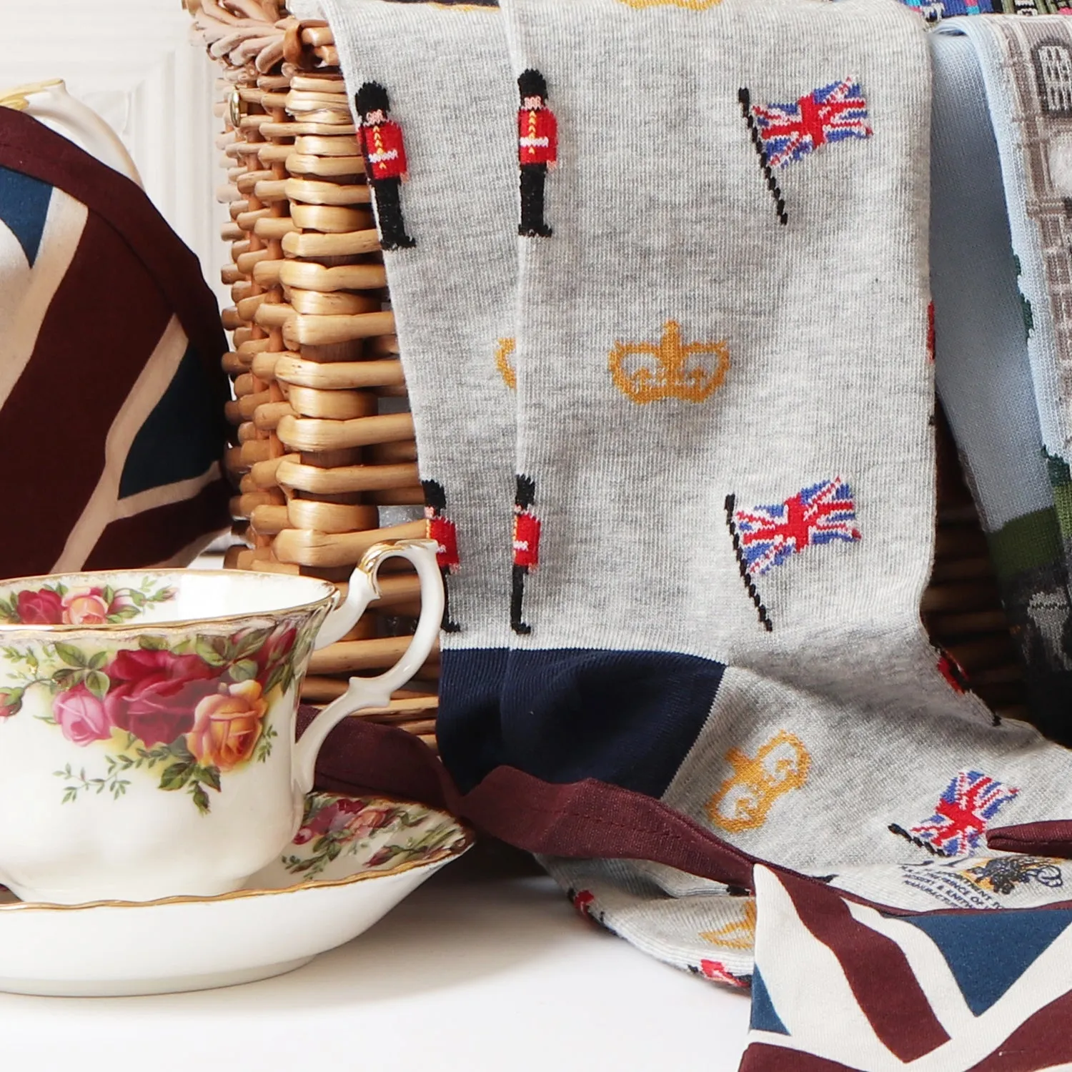 Men's Royal Mini Icon Cotton Socks