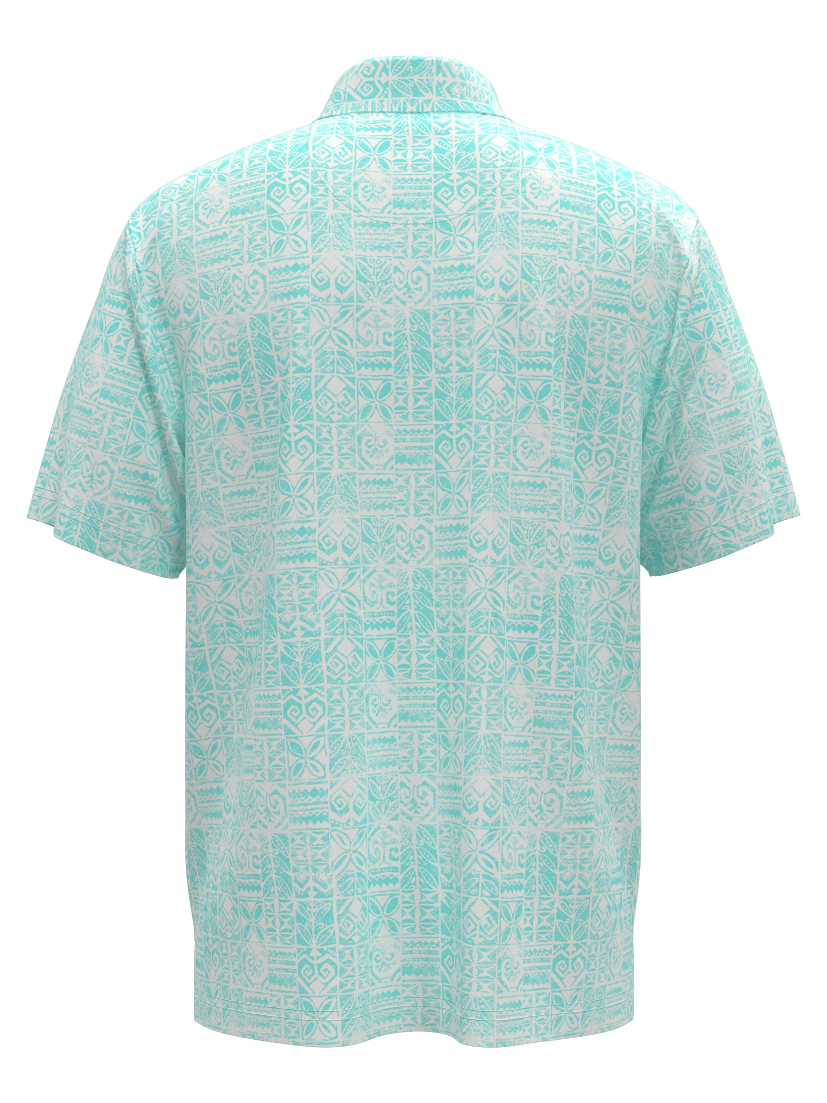 Men's Short Sleeve Printed Polo