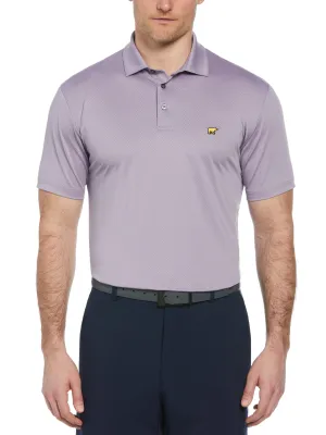 Men's Short Sleeve Solid Texture Polo