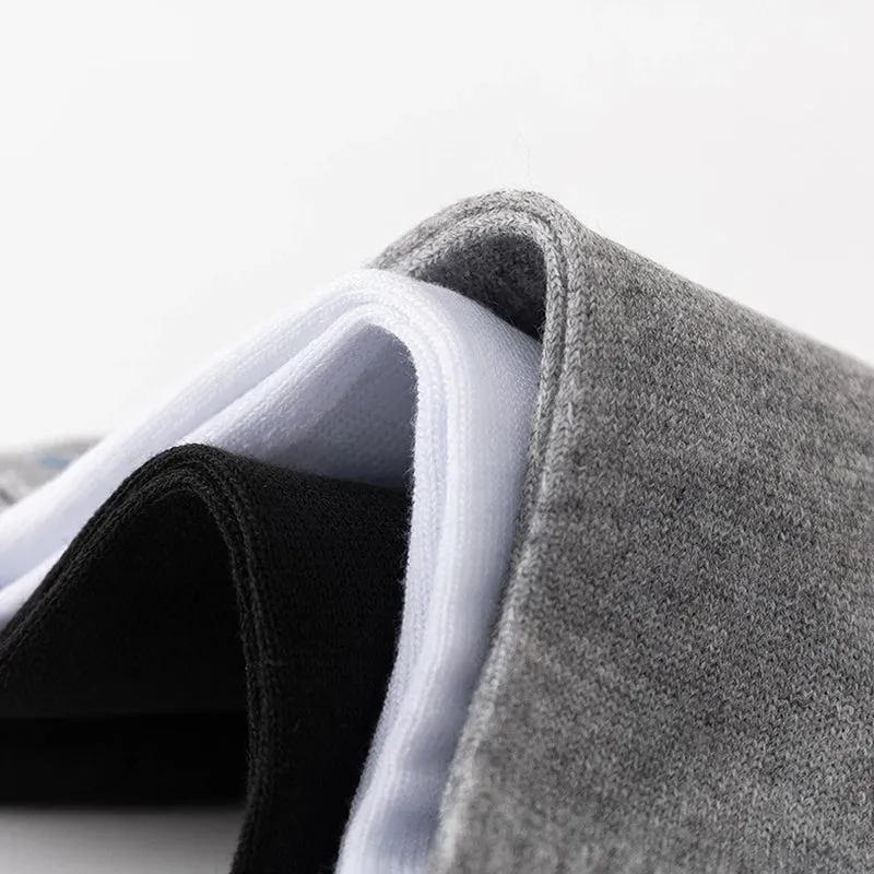 Men's Solid Color Breathable Mesh Short Socks