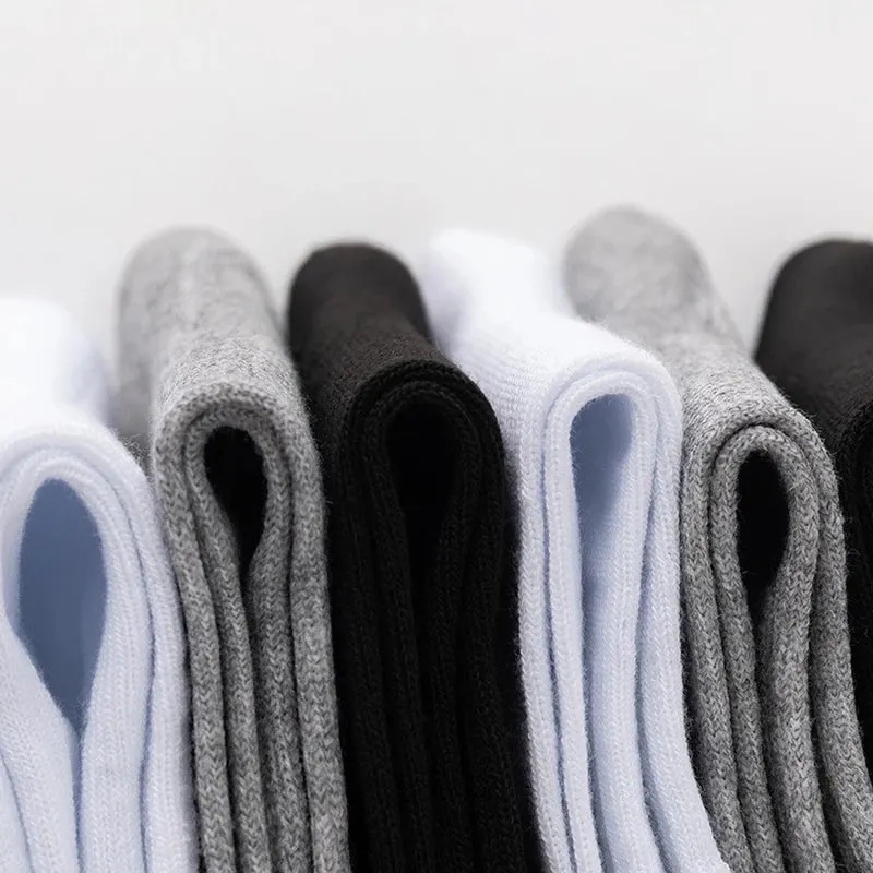 Men's Solid Color Breathable Mesh Short Socks