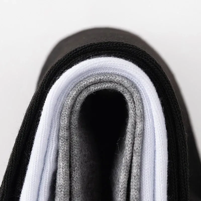 Men's Solid Color Breathable Mesh Short Socks