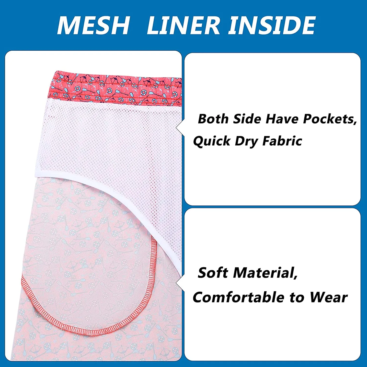 Men's swimming trunks quick dry beach shorts