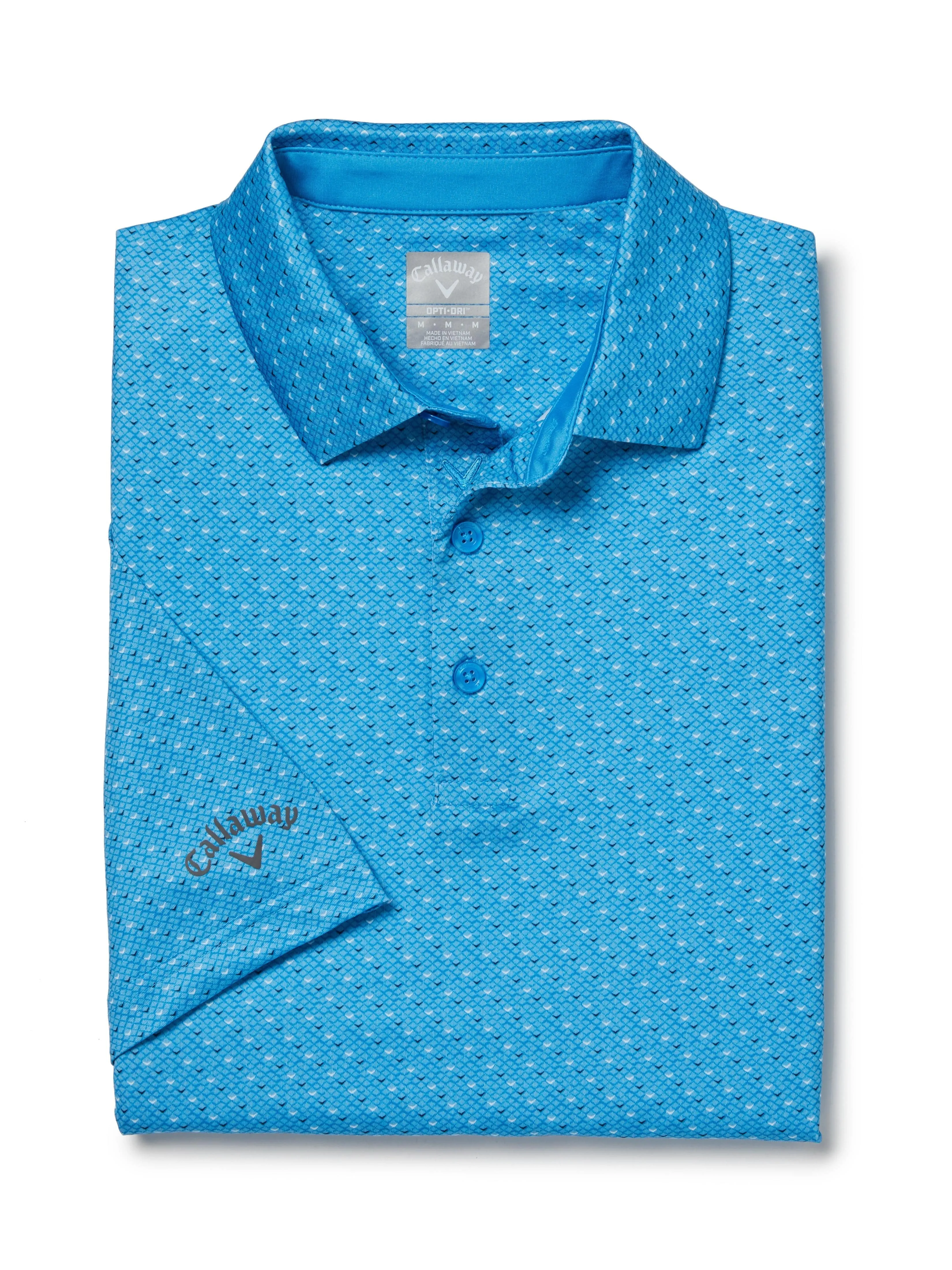 Mens Swing Tech™ Allover Chevron Polo