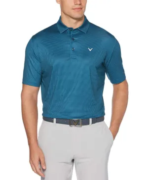 Mens Swing Tech™ Gingham Printed Polo