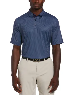 Mens Swing Tech™ Gingham Printed Polo