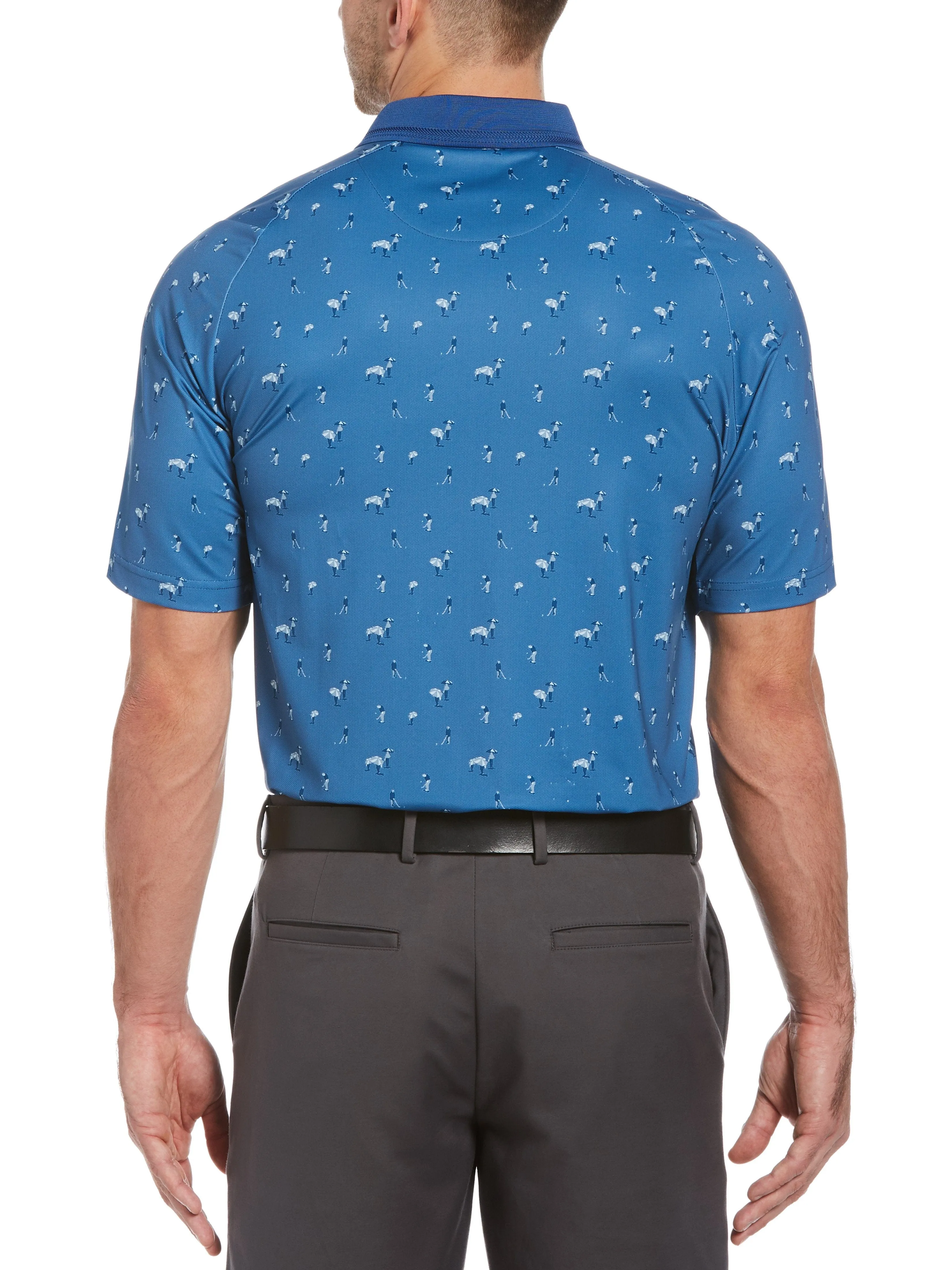 Mens Swing Tech™ Novelty Print Polo