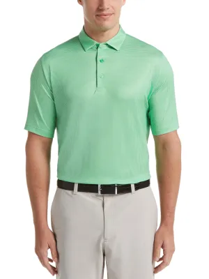 Mens Swing Tech™ Printed Gingham Polo
