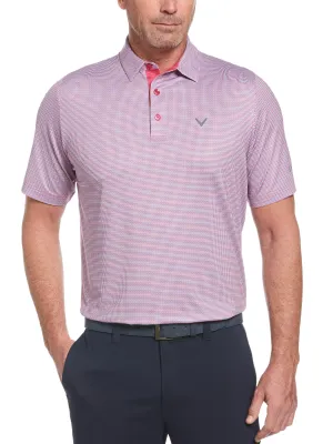 Mens Tattersall Printed Polo