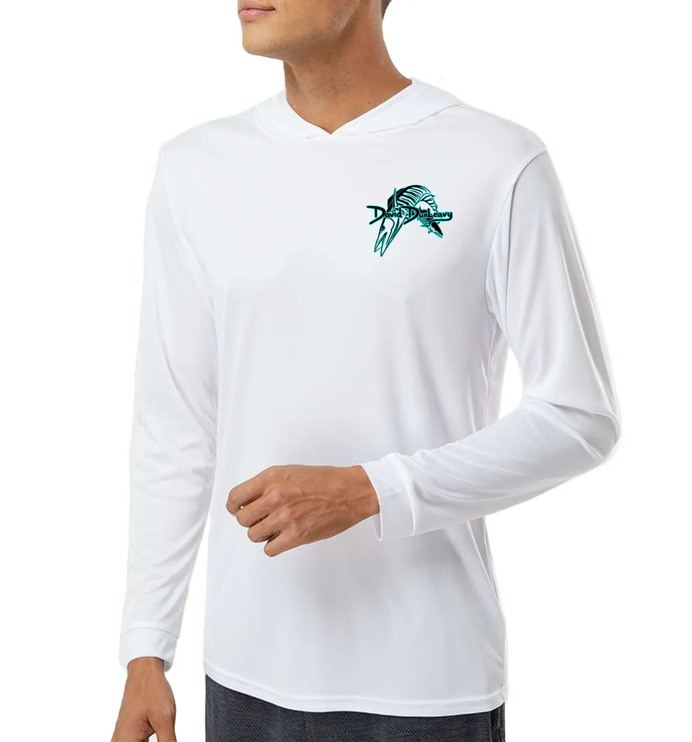 Men's Wahoo White Performance Hoodie