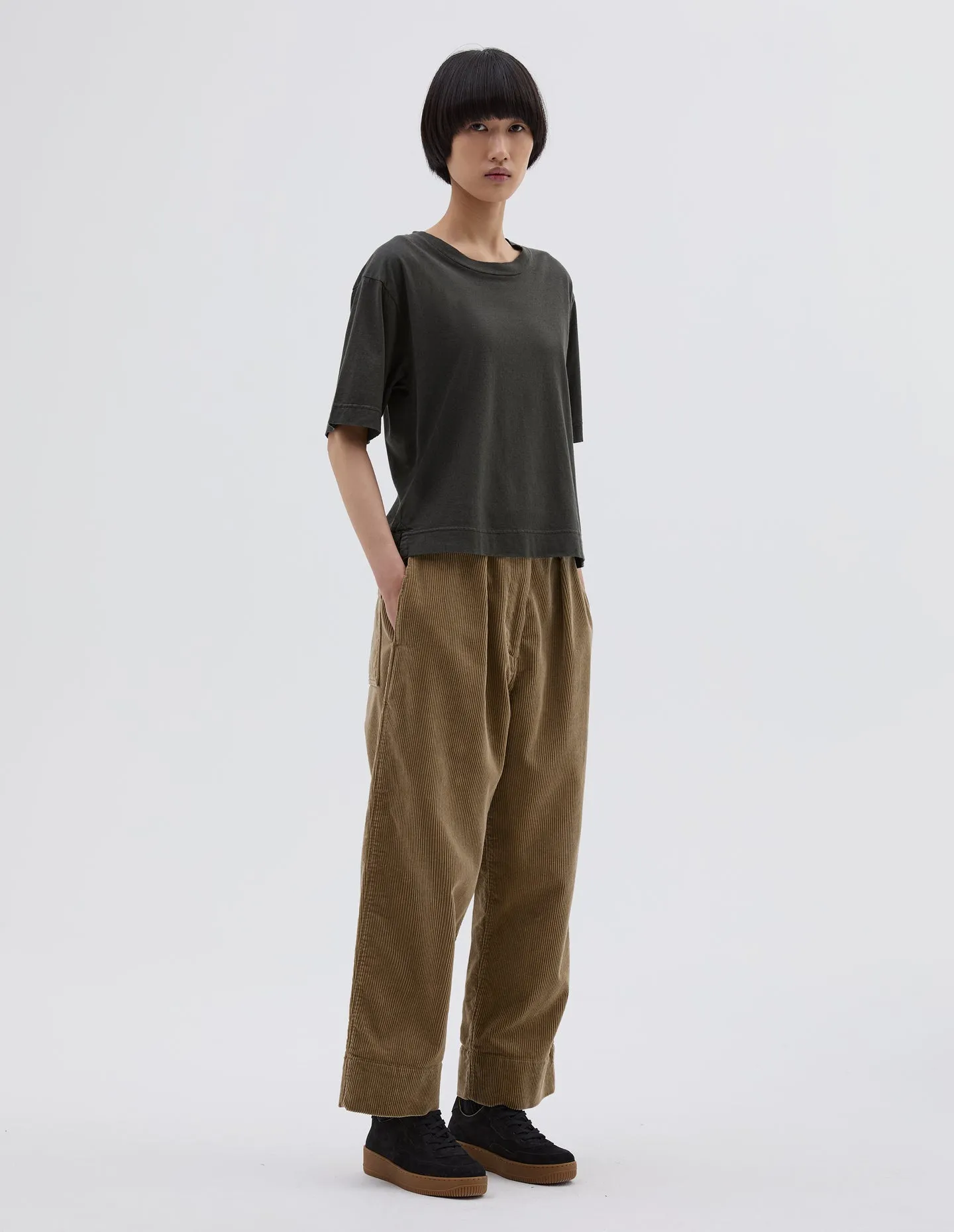 MHL W' Simple T-Shirt Cotton Linen Jersey Assam