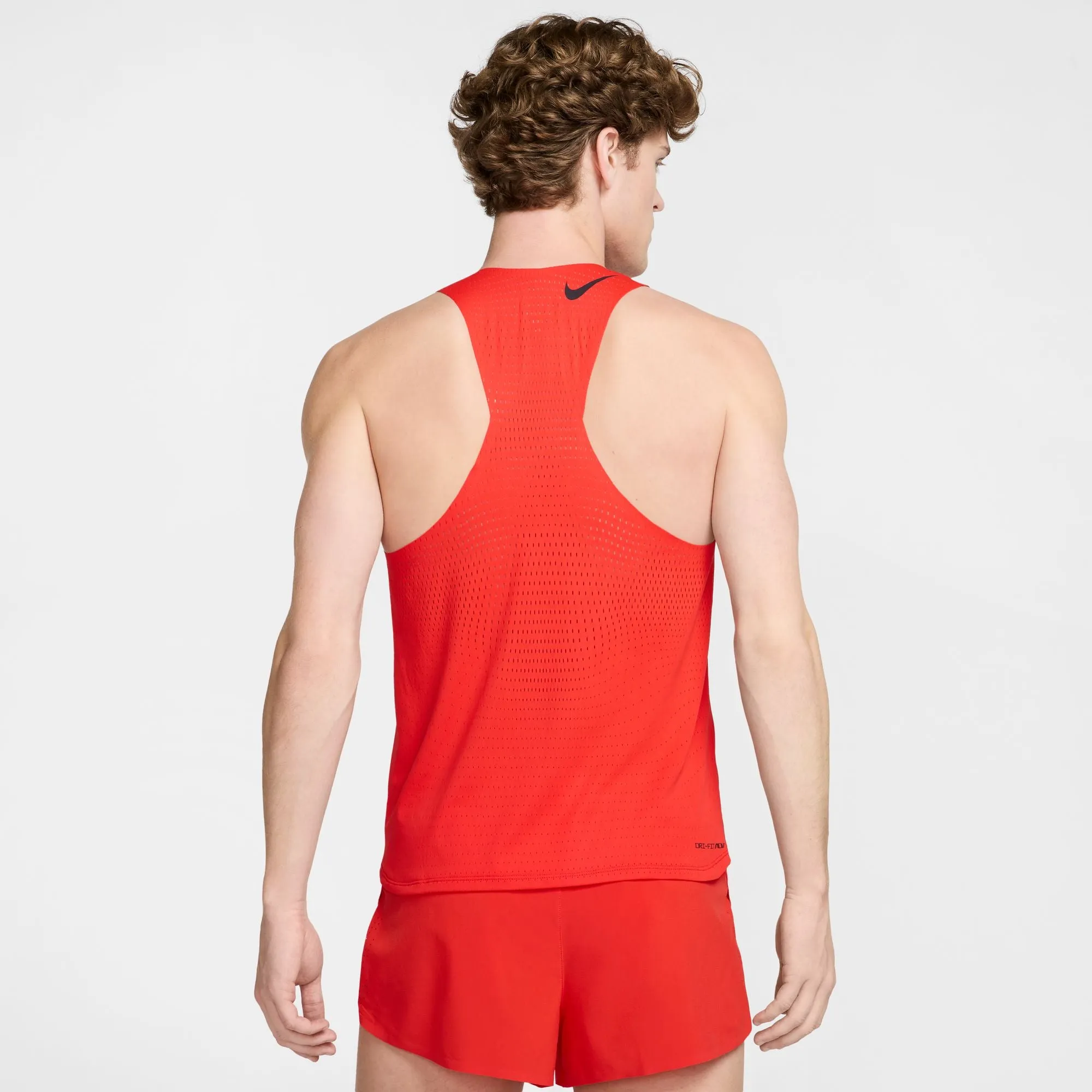 Nike Men's Dri-FIT AeroSwift ADV Running Vest Light Crimson / Black