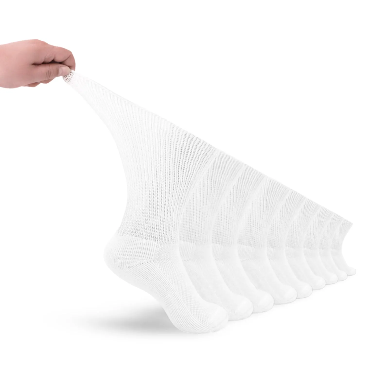 Non-Binding Diabetic Crew Socks (9 Pairs)