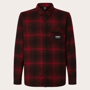 Oakley Butter Flannel Shirt Mens 2025 Black / Greenache Check