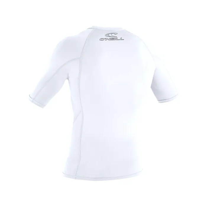 O'Neill - Basic Skins S/S Crew Rash Vest - White