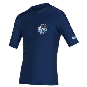 Oneill Boys Reactor UV SS Rash Vest- Marine