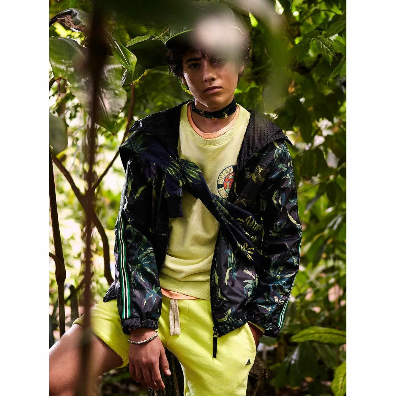 Palm Pattern Jacket