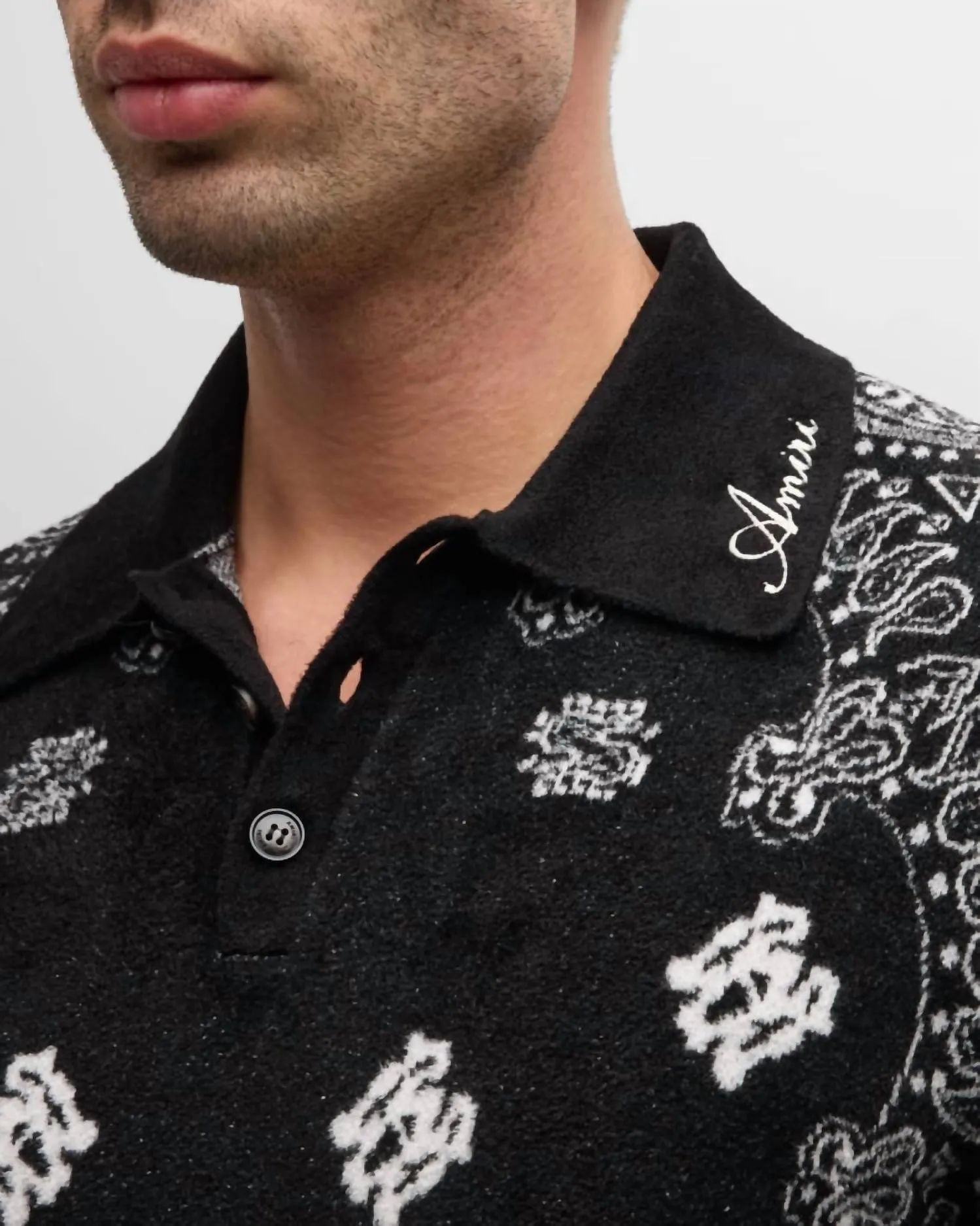 Panhandle - Bandana Knit Short Sleeve Polo