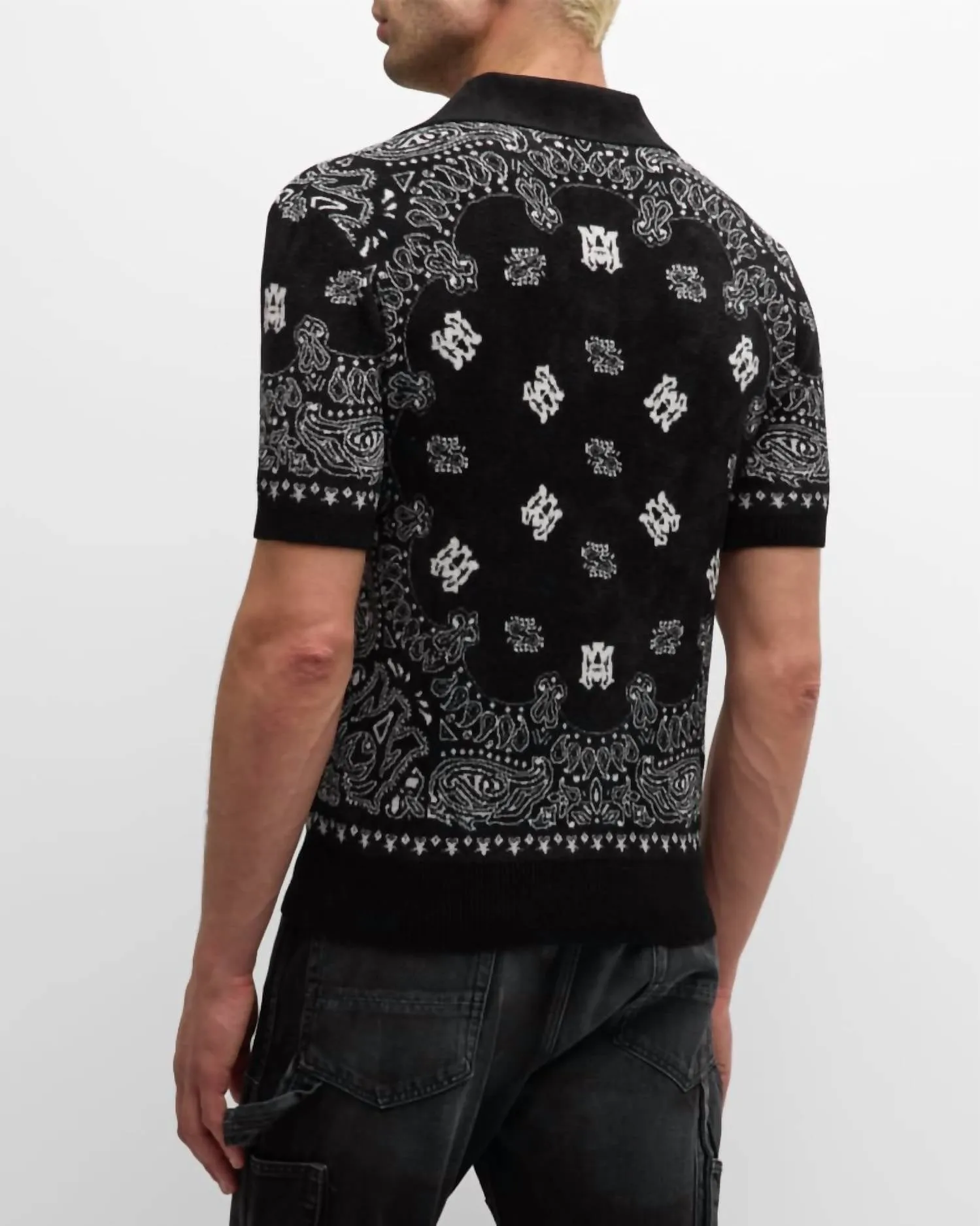 Panhandle - Bandana Knit Short Sleeve Polo