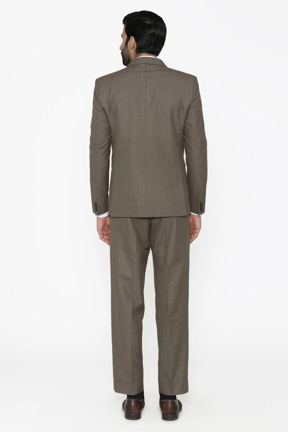 Poly Cotton Grey Suit