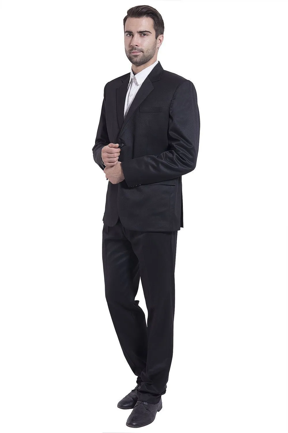 Poly Viscose Black Suit