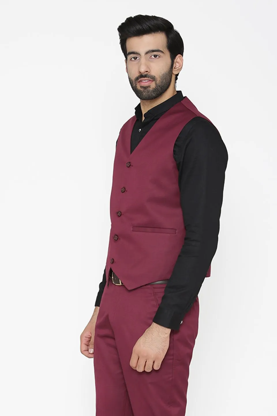 Polyester Cotton Purple Jacket