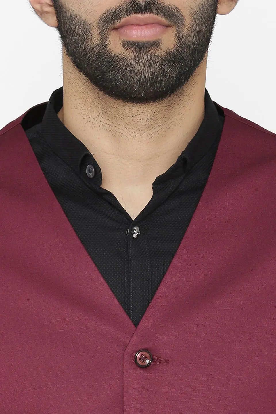 Polyester Cotton Purple Jacket