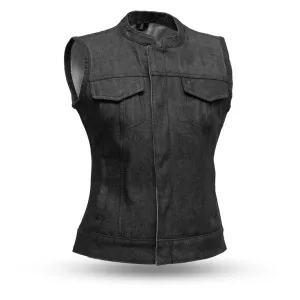 QUICK WOMEN Motorcycle Denim Vest