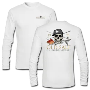 Red Skull - Long Sleeve Performance Fishing T-shirt