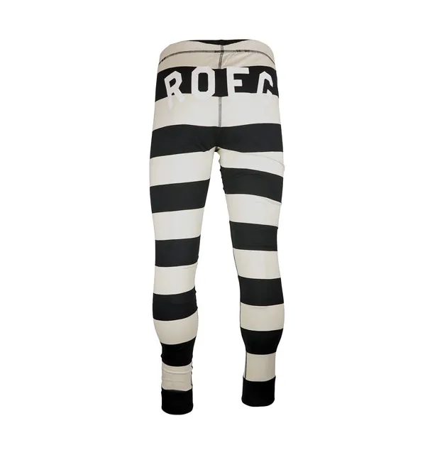 ROEG LONG JOHN STRIPED PANT BLACK/WHITE