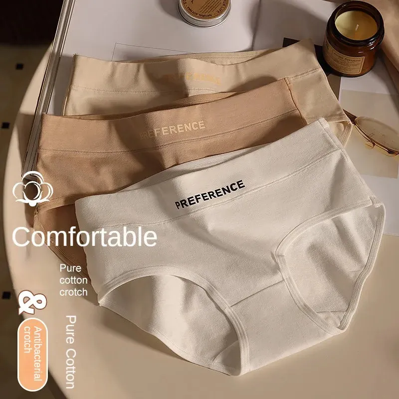 Seamless Cotton Women's Panties – 3-Piece Set for Everyday Comfort