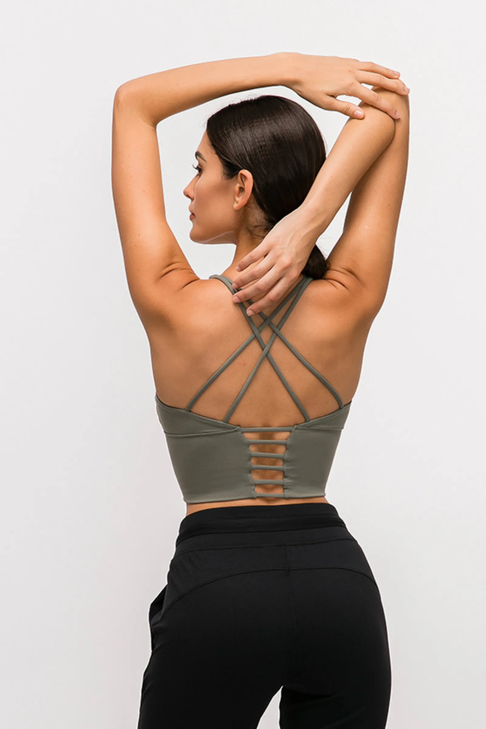 Shapewear Lux long bra top- Olive