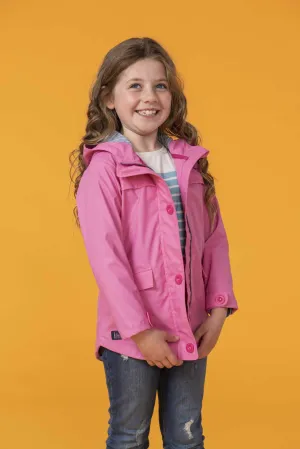 Sophia Girl's Waterproof Jacket - Sweet Pea