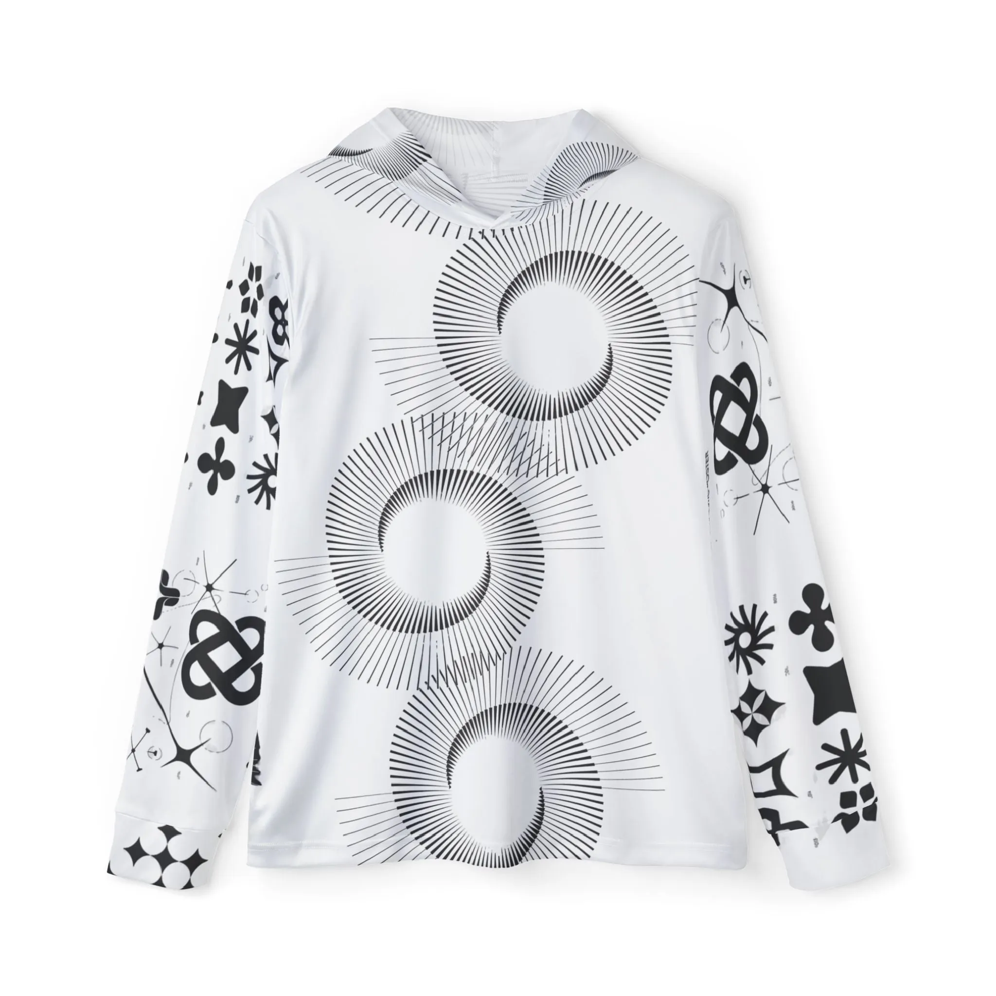 Sports Warmup Hoodie for Men - Personalized Outdoors Adventure UPF 50  Sun Protection Hoodie
