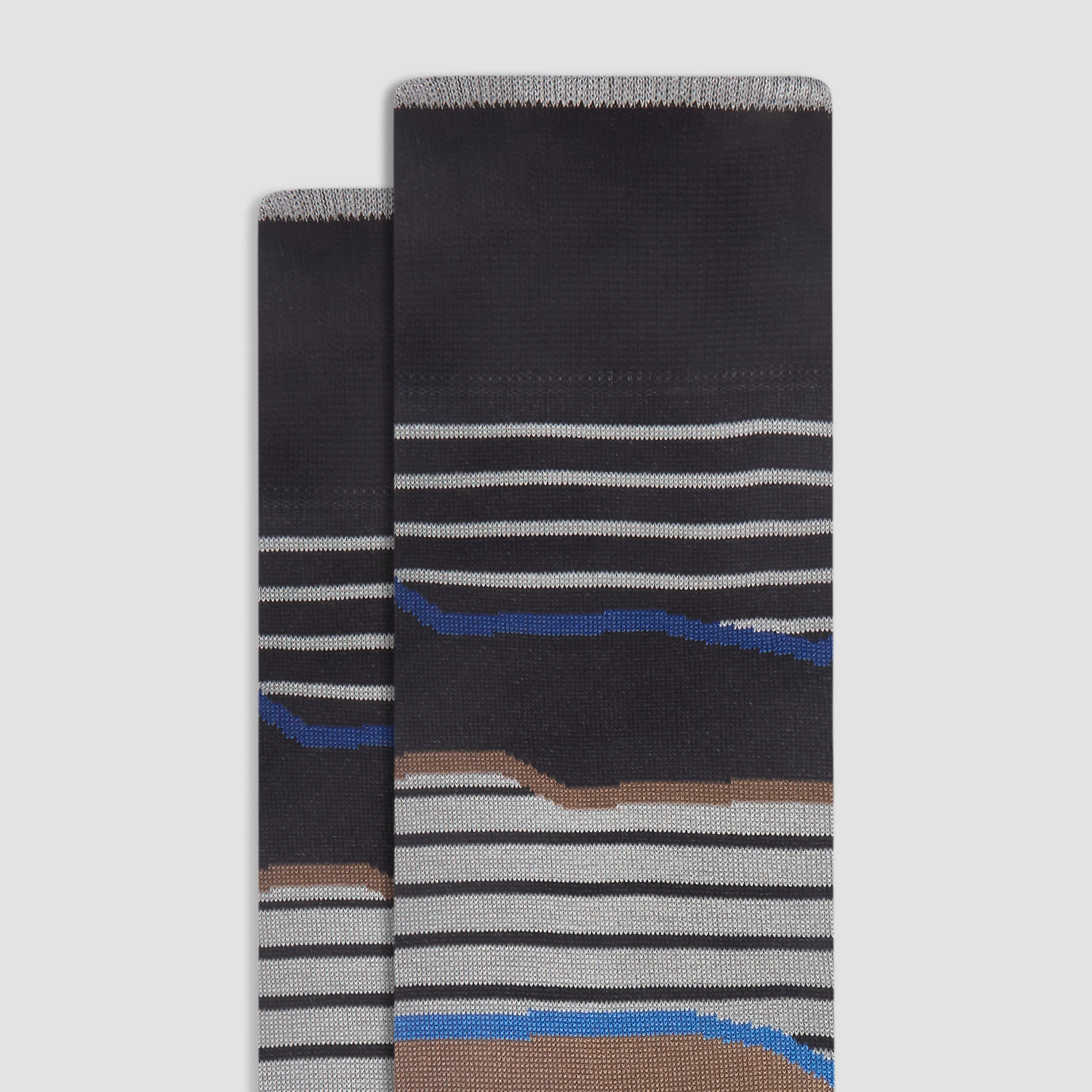 Striped Mid-Calf Socks