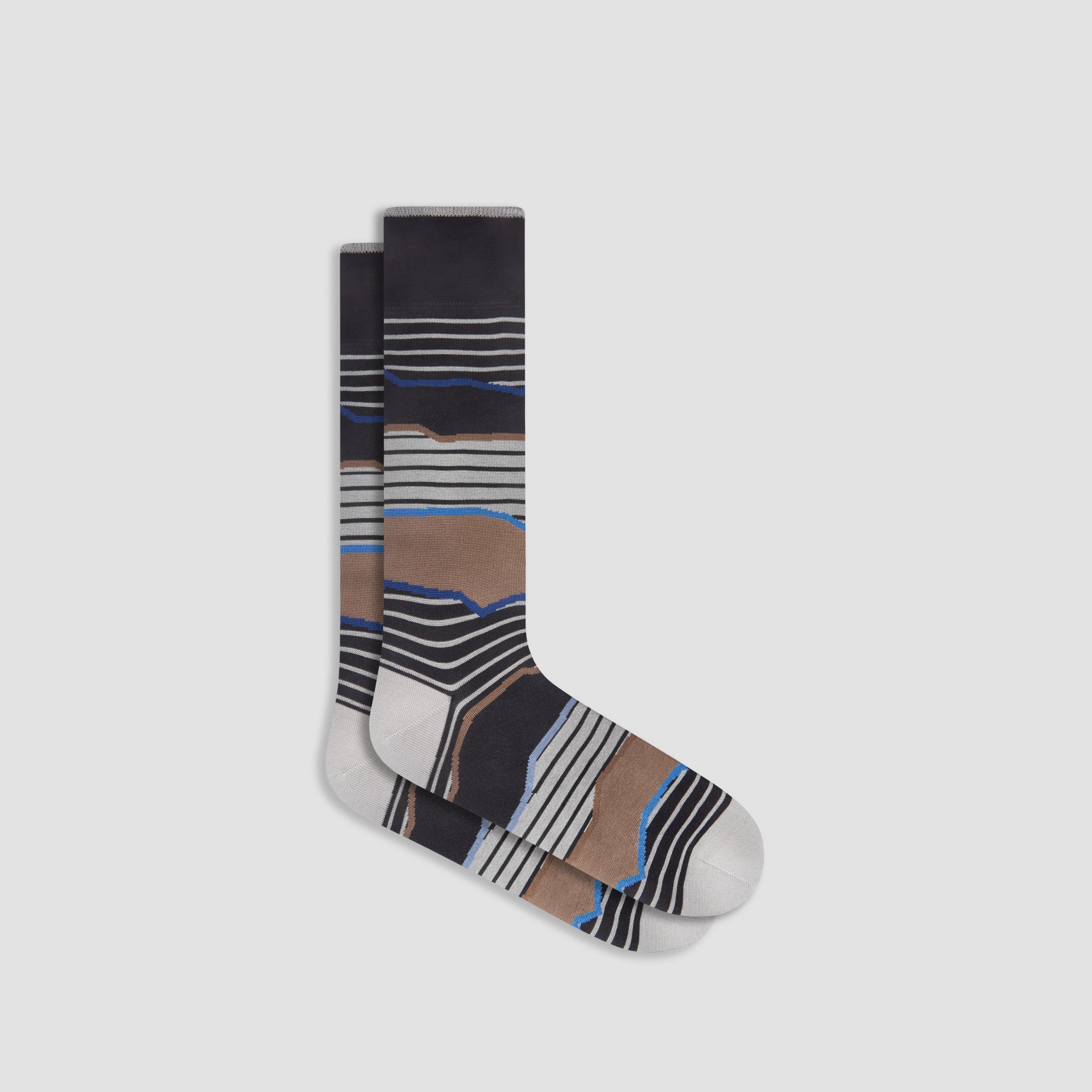Striped Mid-Calf Socks