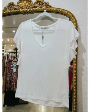 Super Soft VNeck T-Shirt White