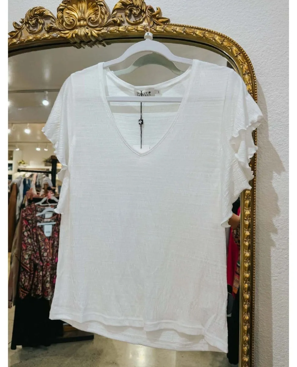 Super Soft VNeck T-Shirt White