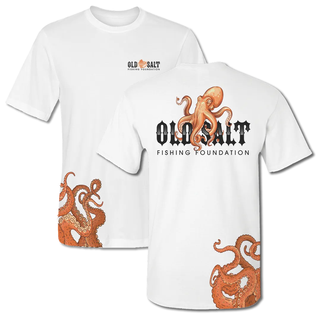 Tentacles - Short Sleeve Cotton Blend Fishing T-shirt