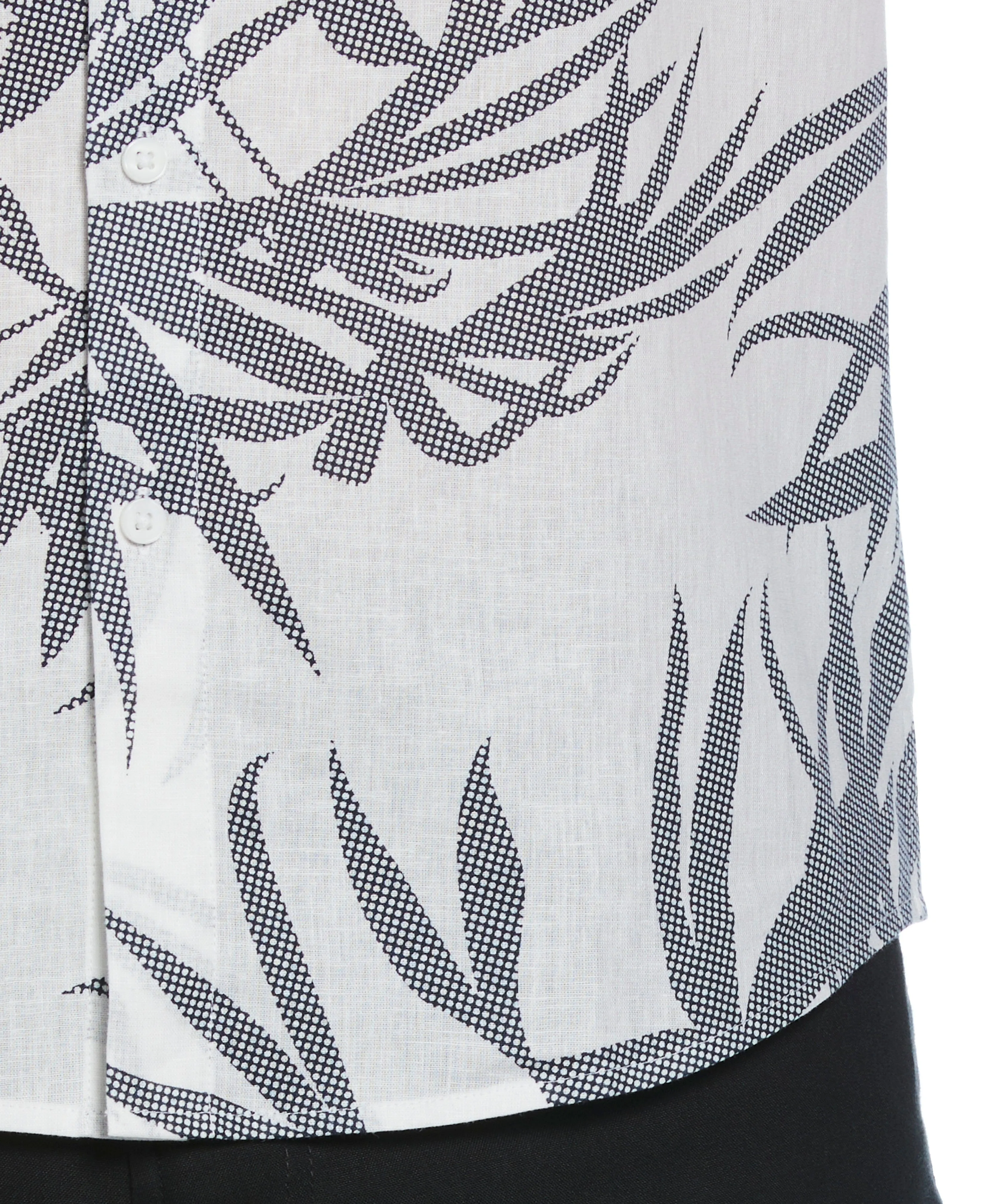 Textured Fern Print Shirt