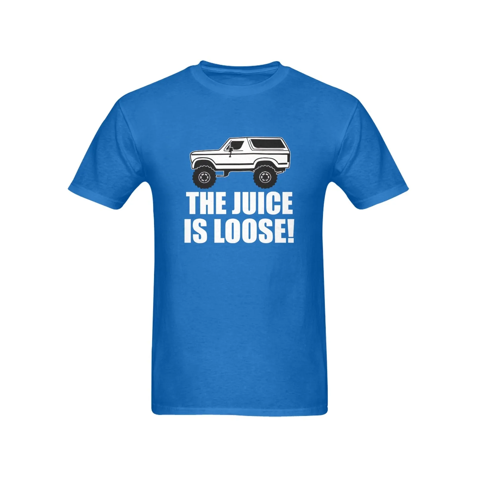 The Juice Is Loose OJ Simpson Bronco Men's T-shirt 100% Cotton
